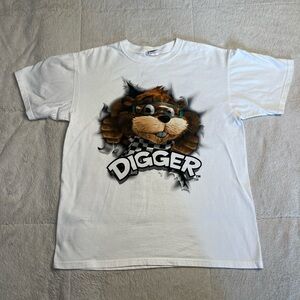 NASCAR Chase Authentic’s Fox Sports Digger Graphic T Shirt Mens L Y2K Vtg 00s